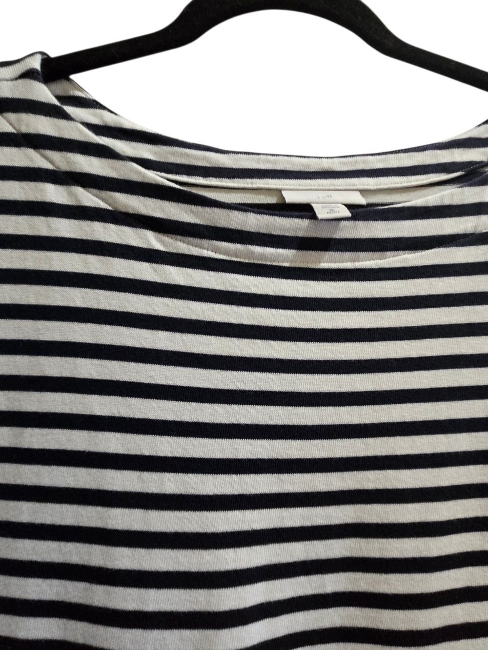 J. Jill Black and White Striped Knit Dress - Picture 6 of 6